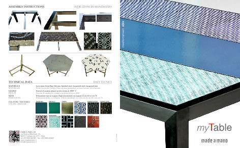 Made a Mano - Catálogo myTable 2014