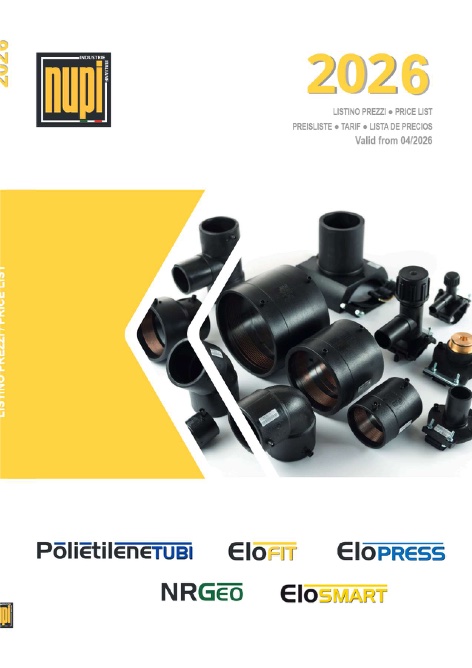 Nupi Industrie Italiane - Listino prezzi PE 2026
