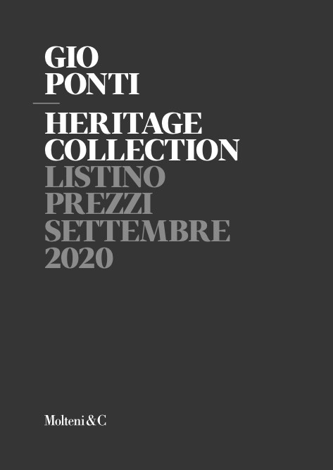 Molteni&C - Price list Gio Ponti | Heritage Collection
