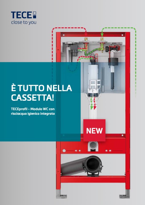 Tece - Catalogo Profil - Modulo WC con risciacquo igienico integrato
