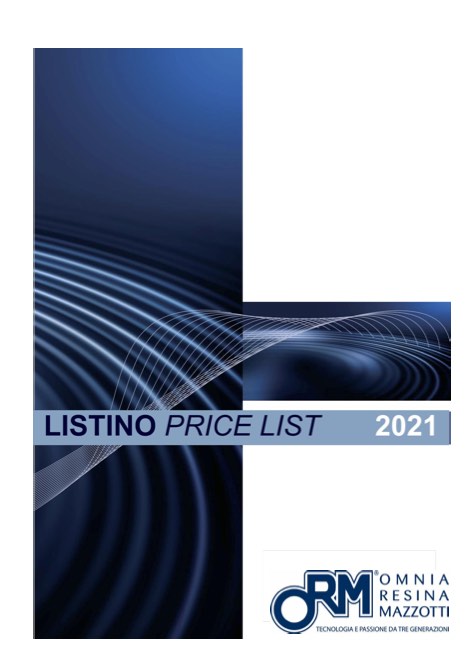 Omnia Resina Mazzotti - Price list 2021