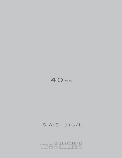 Rubinetterie Treemme - Katalog 40 MM