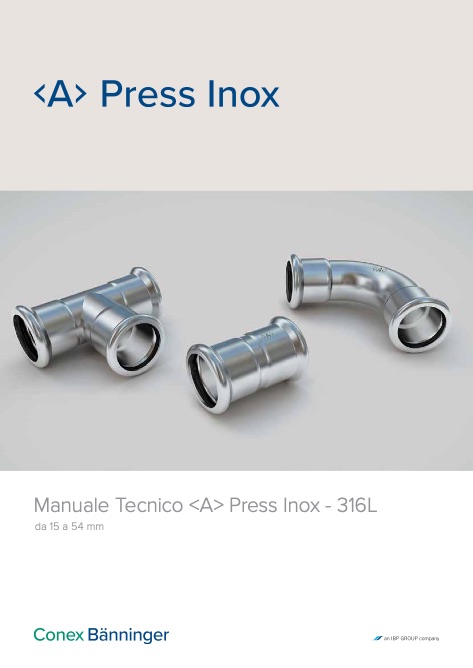 Conex Banninger - Catalogo Press Inox 316L