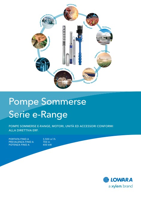 Xylem Lowara - Catalogue Pompe Sommerse