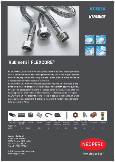 Neoperl - Listino prezzi FLEXCORE® DN10