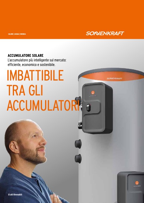Sonnenkraft - Catálogo ACCUMULATORE SOLARE