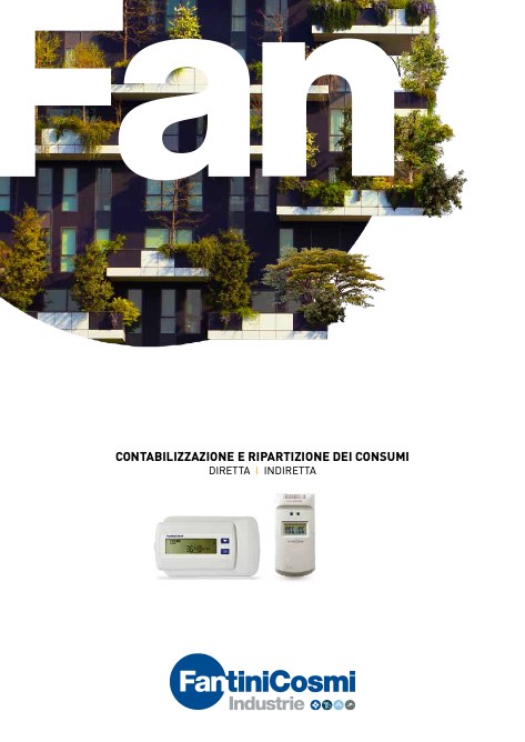 Fantini Cosmi - Catálogo CONTABILIZZAZIONE E RIPARTIZIONE DEI CONSUMI