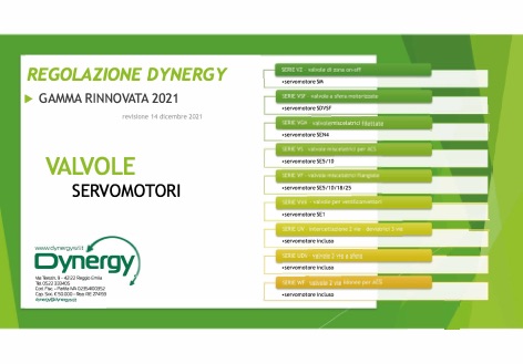 Dynergy - Catalogo Valvole