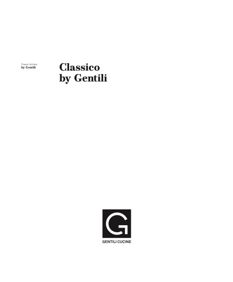 Gentili - 目录 Cucine Classiche