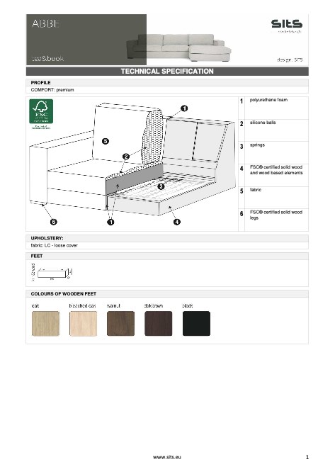Sits - Listino prezzi 2019