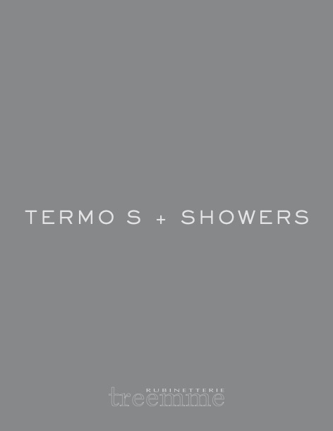 Rubinetterie Treemme - Catalogo Thermo S + Showers