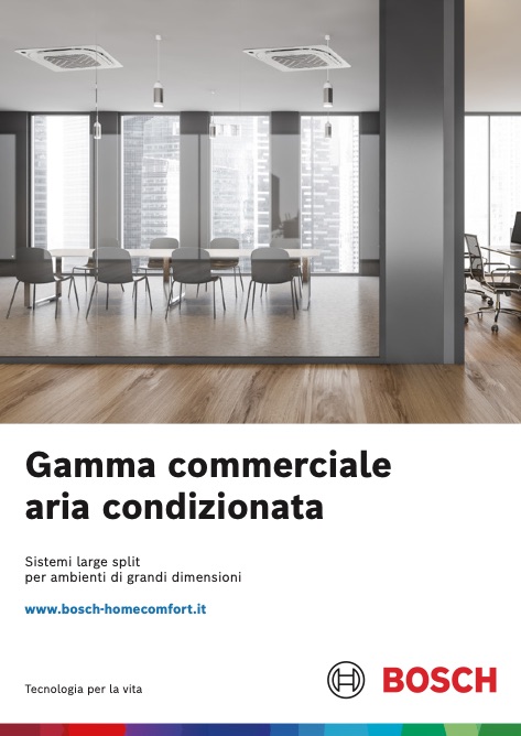 Bosch Termotecnica - Catálogo Gamma commerciale aria condizionata