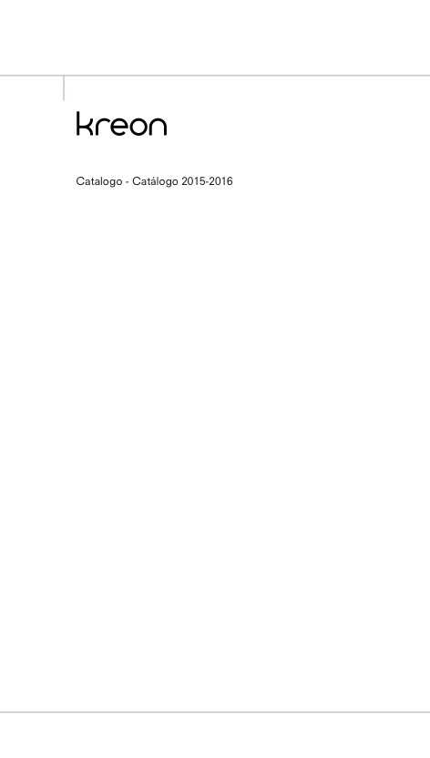 Kreon - Catalogue Generale 2015-2016