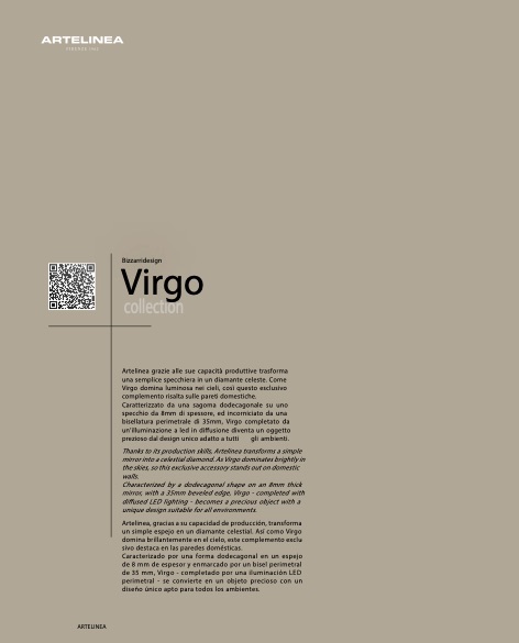Artelinea - Price list Specchi Virgo