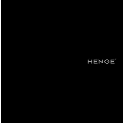 Henge - Catalogue REPORTAGE