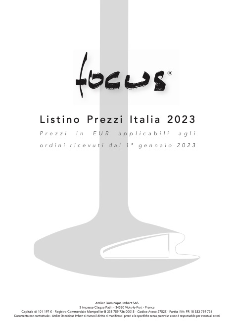 Focus - Liste de prix Gennaio 2023