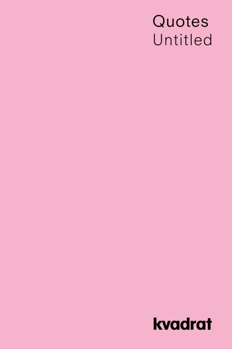 Kvadrat - Catalogo Collection Booklet