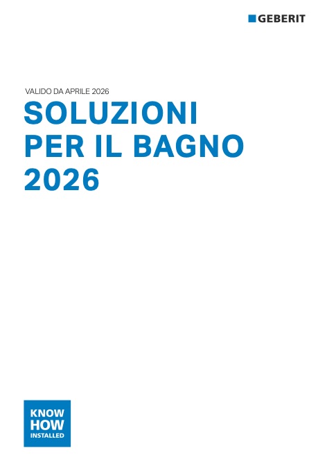 Geberit - Price list Soluzioni per il bagno