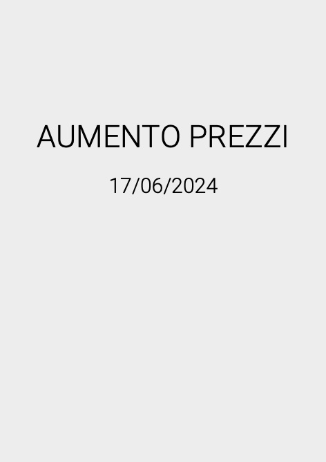 Wierer - 价目表 AUMENTO PREZZI