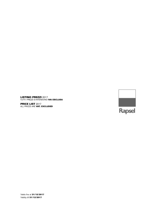 Rapsel - Listino prezzi 2024 (Rev. 1)