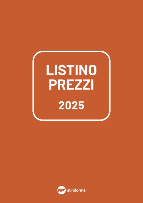 Miniforms - Listino prezzi 2025