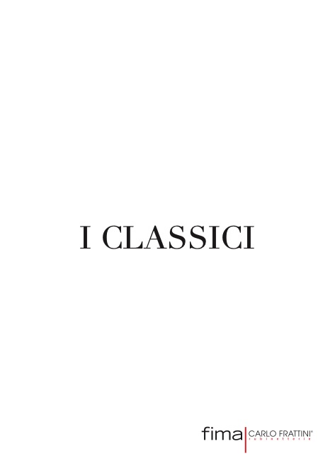 Fima Carlo Frattini - 目录 I Classici