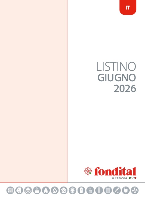 Fondital - Listino prezzi Giugno 2026