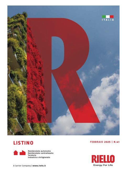 Riello - Listino prezzi N° 41 | Febbraio 2025