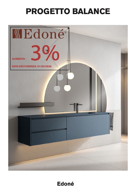 Edonè - 价目表 Progetto Balance