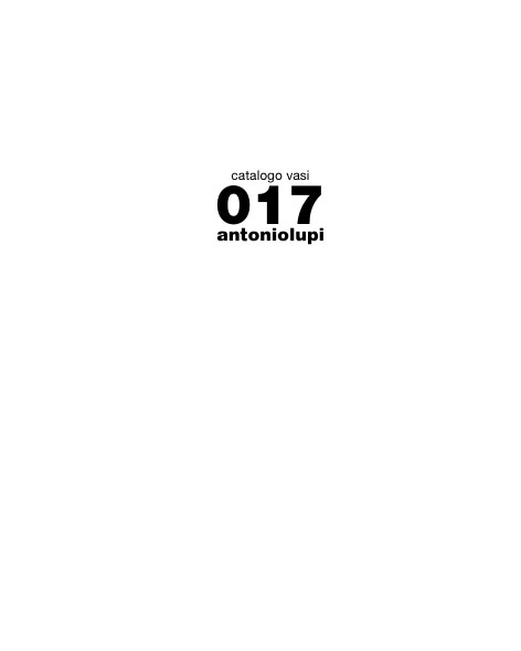 Antonio Lupi - Catalogue catalogo vasi 017