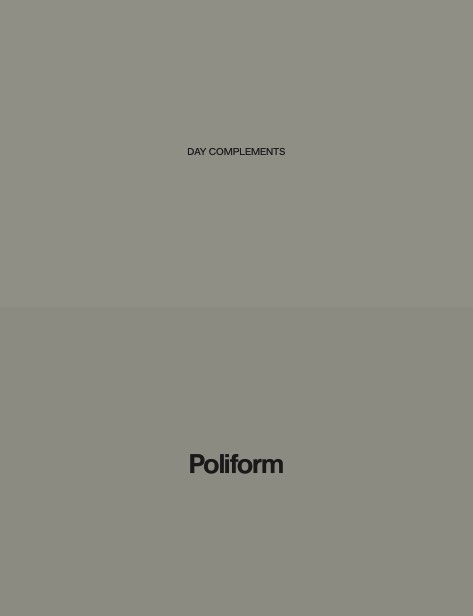 Poliform - Catalogue Day Complements
