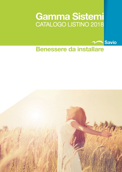 Savio - Listino prezzi Gamma Sistemi 2018 R02