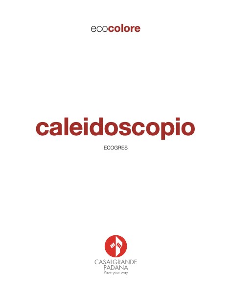 Casalgrande Padana - Catálogo caleidoscopio