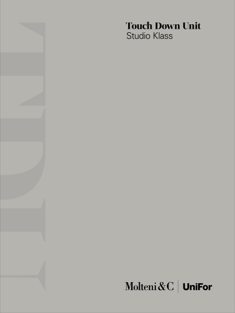 Molteni&C - Catalogo Touch down unit