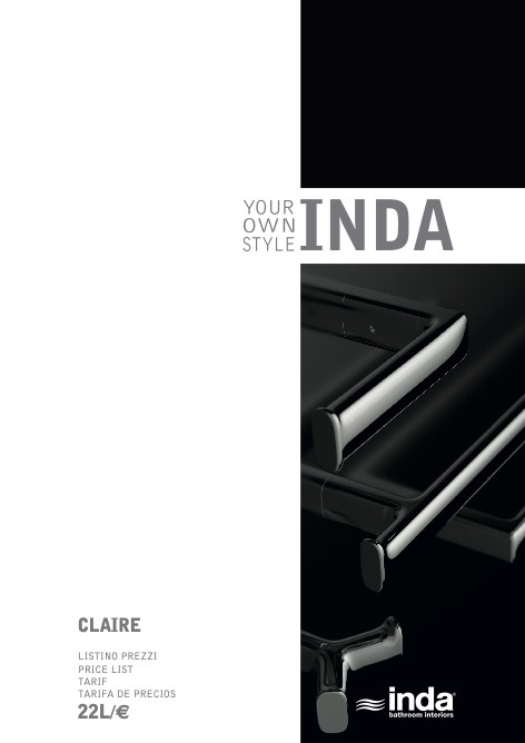 Inda - Price list CLAIRE 22L