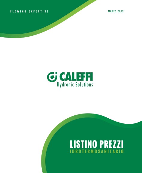 Caleffi - Price list Idrotermosanitario