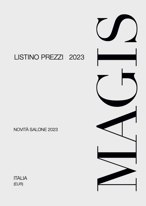 Magis - Прайс-лист Novità Salone 2023