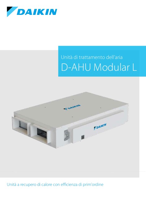 Daikin - Catalogue D-AHU Modular L