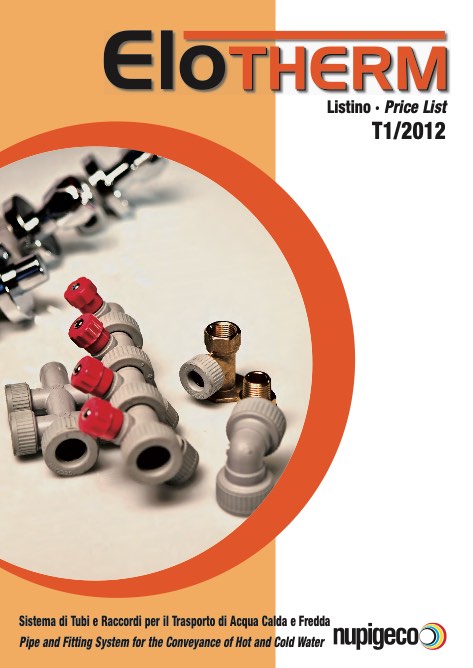 Nupi Industrie Italiane - 价目表 Elotherm 2012 REV1