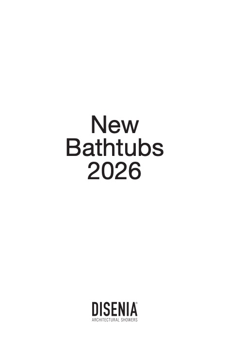 Disenia - Preisliste New Bathtubs 2026