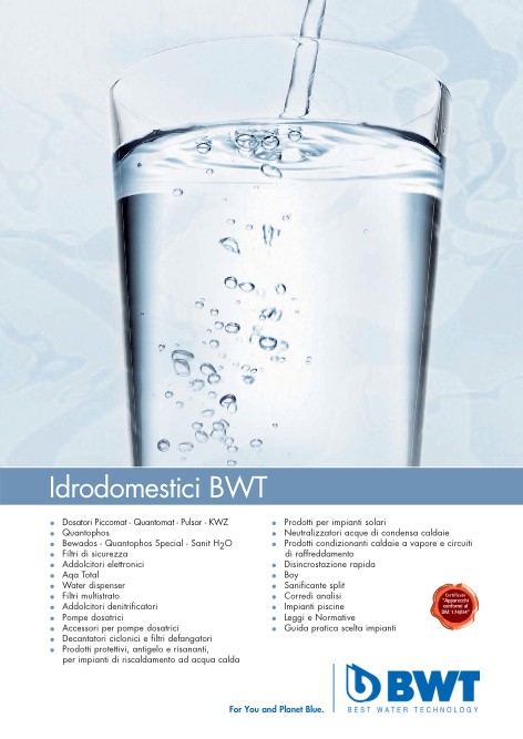 Bwt - Catalogo Idrodomestici