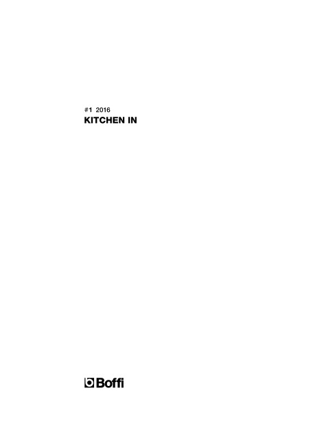 Boffi - Catalogo Kitchen In #1 2016  Accessori