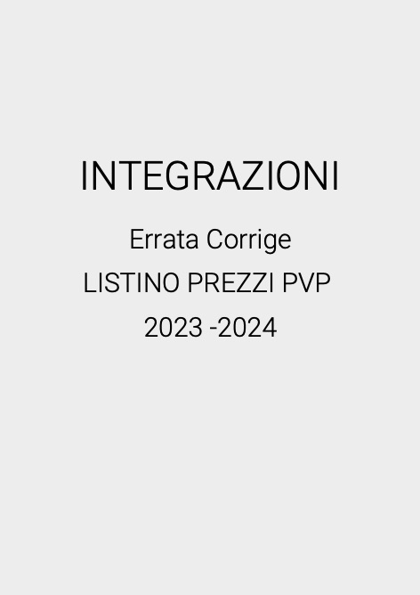 Mcbath - Listino prezzi INTEGRAZIONI