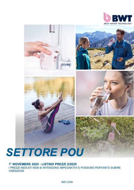 Bwt - Price list Settore POU