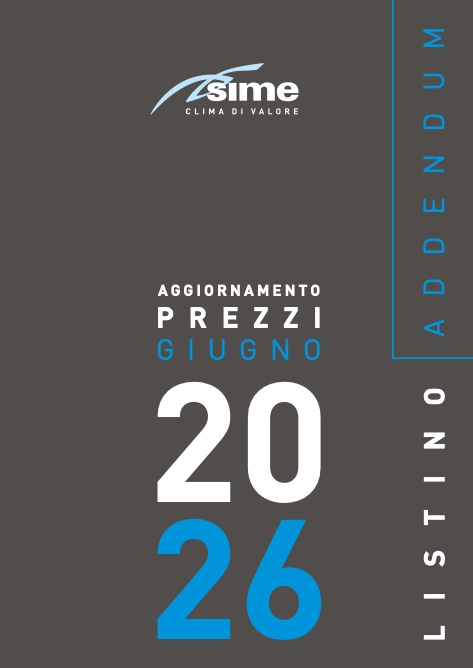 Sime - Listino prezzi Aggiornamento Giugno 2026