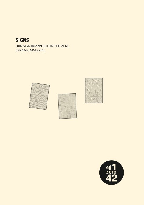 41zero42 - Catalogo SIGNS