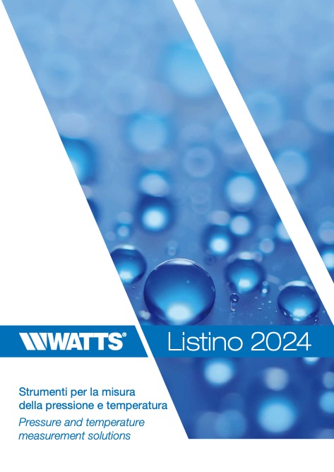 Watts - Listino prezzi Strumentazione 2024 (Rev. 01)