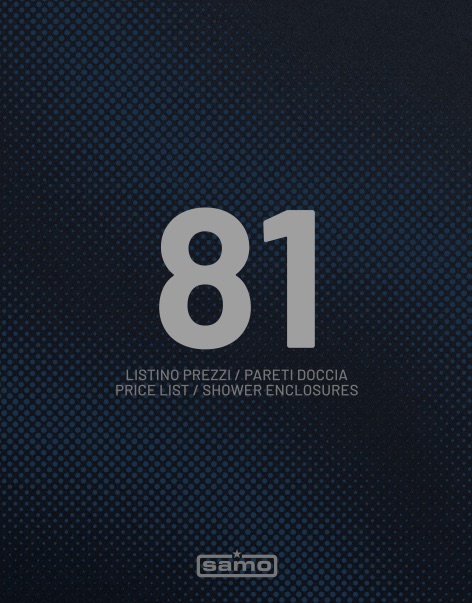 Samo - Listino prezzi Nr. 81 | Pareti doccia