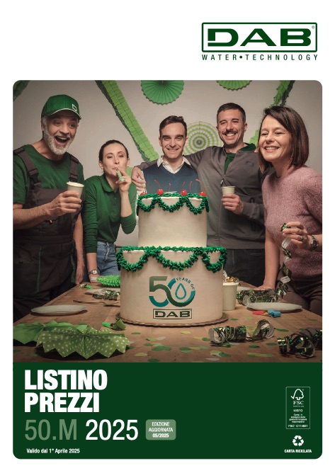 Dab Pumps - Listino prezzi 50 M | 2025