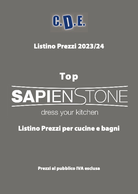 C.D.E. Centro Ducale Elettrodomestici da incasso - 价目表 SAPIENSTONE